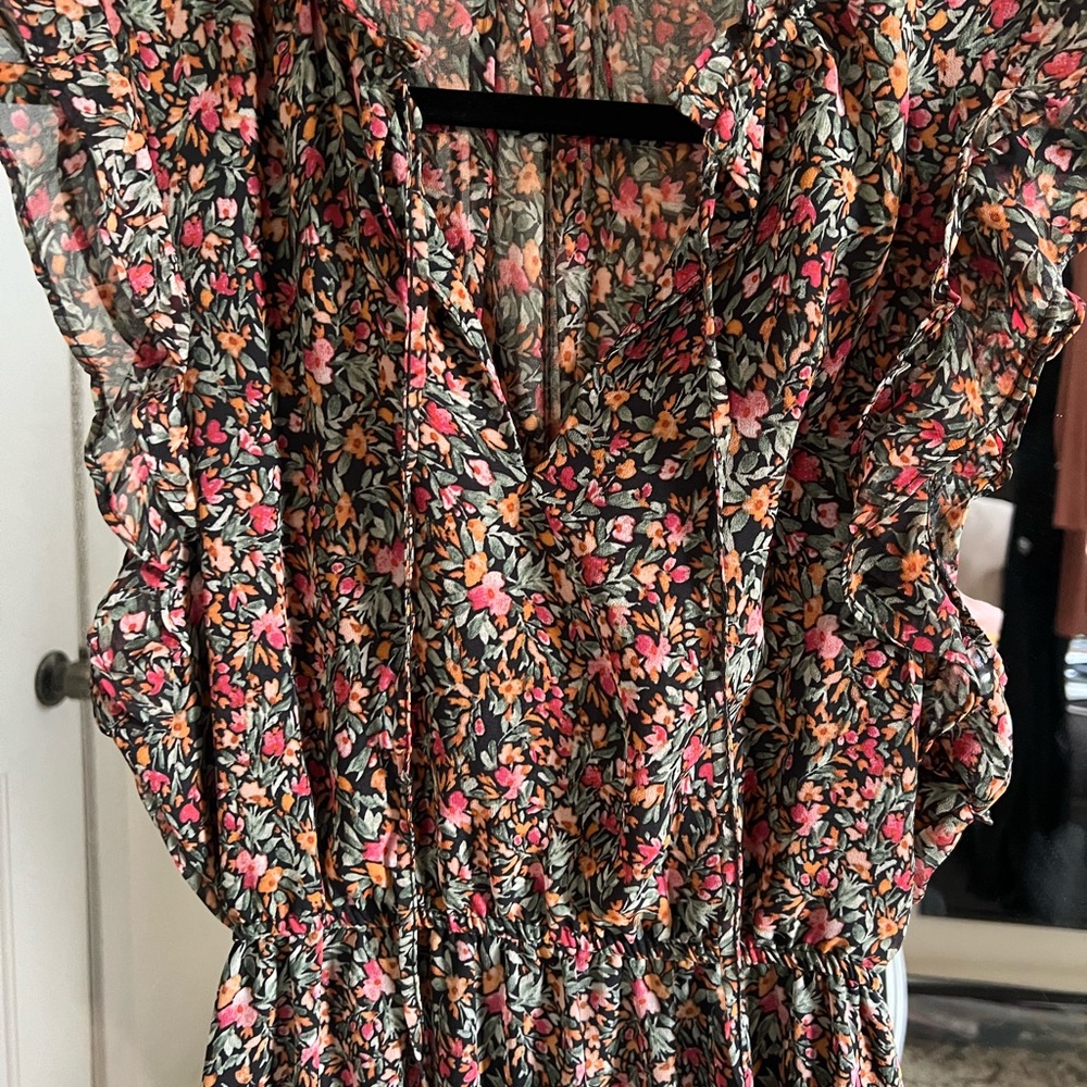 Floral Black Dress - Picture 3 of 3